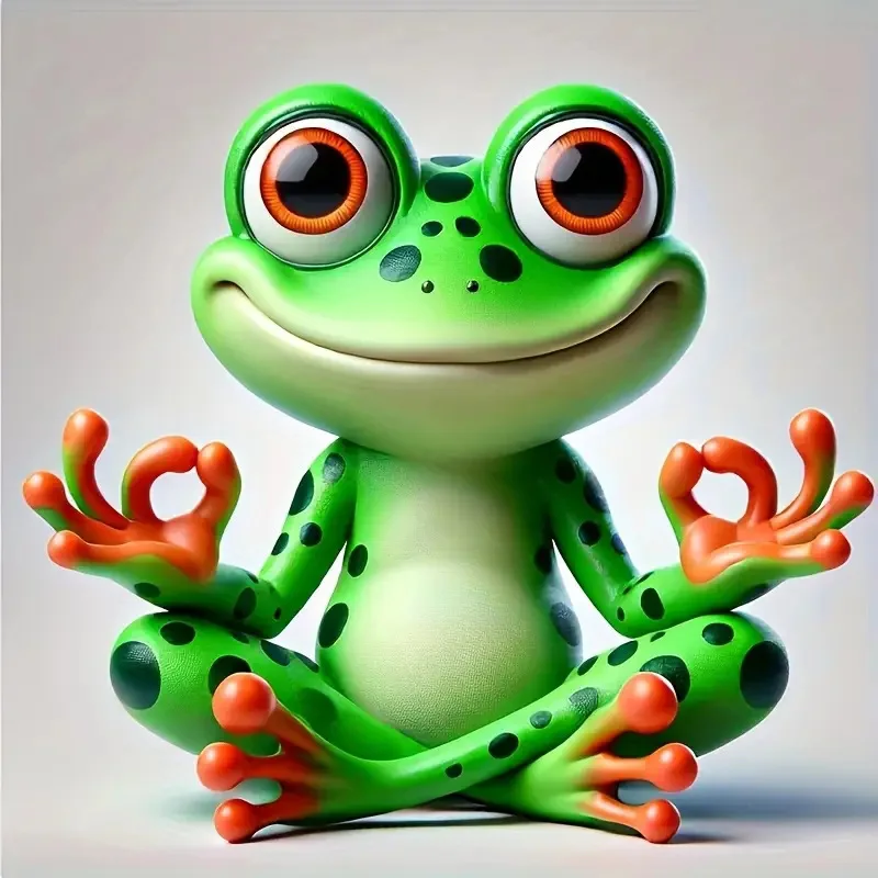 

Наклейка с лягушкой из ПВХ