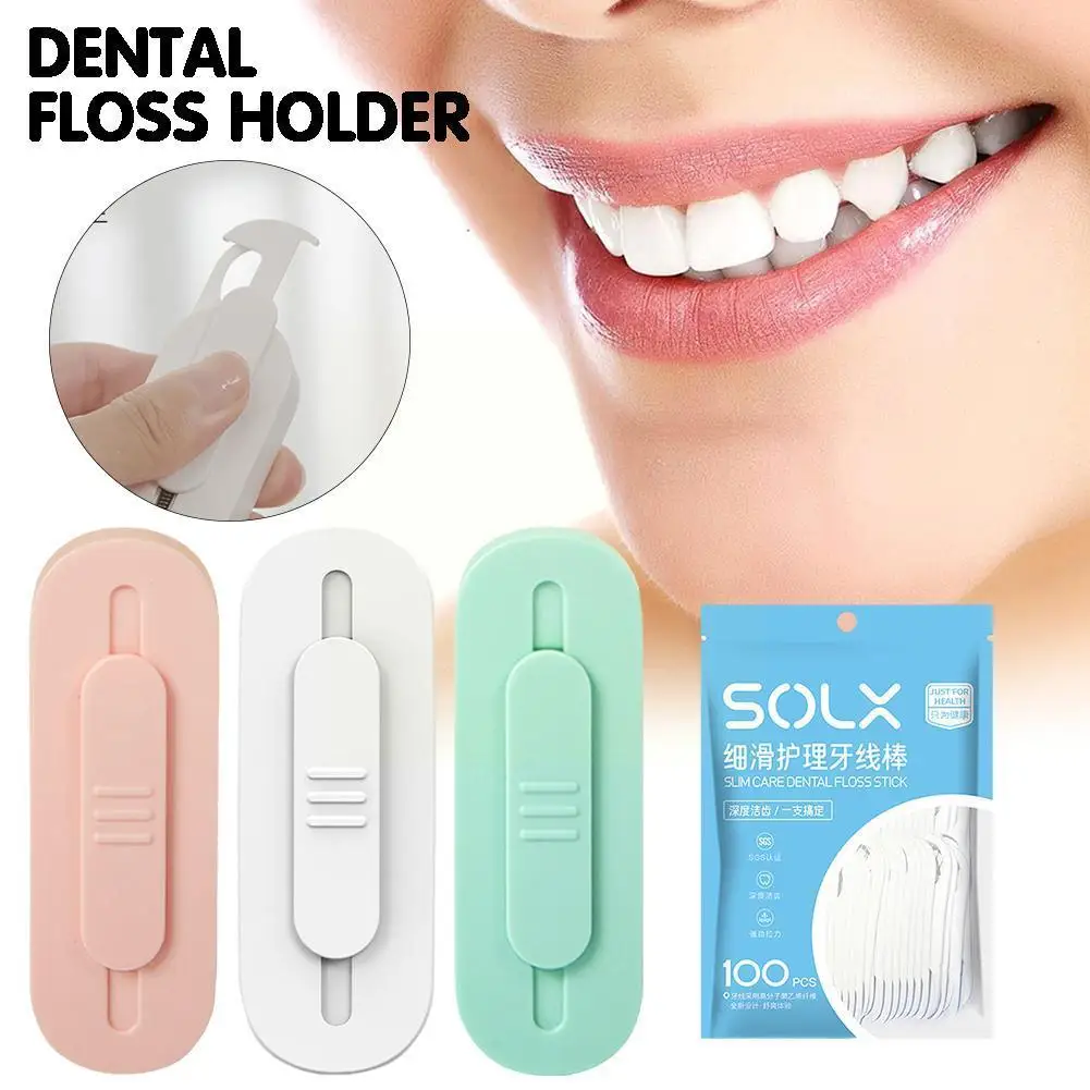 

Пластиковый автоматический практичный портативный держатель, автоматическая коробка для зубной нити, органайзер для чистки полости рта, гигиены полости рта для дома T G0G3