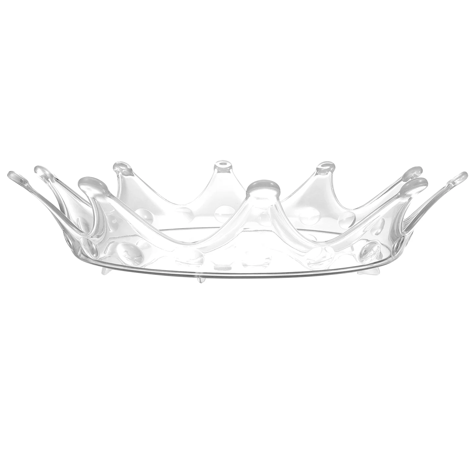 

Tray Fruit Dessert Serving Holder Snack Salad Appetizer Trays Plate Storage Plates Dish Clear Veggie Basket Dry Cake Container