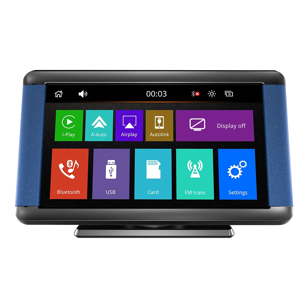 

Car Video Player 7\\\" HD Built-In Carplay Monitor Car Stereo Radio GPS Bluetooth MP5 Player Wifi Carplay With Reversing Camera
