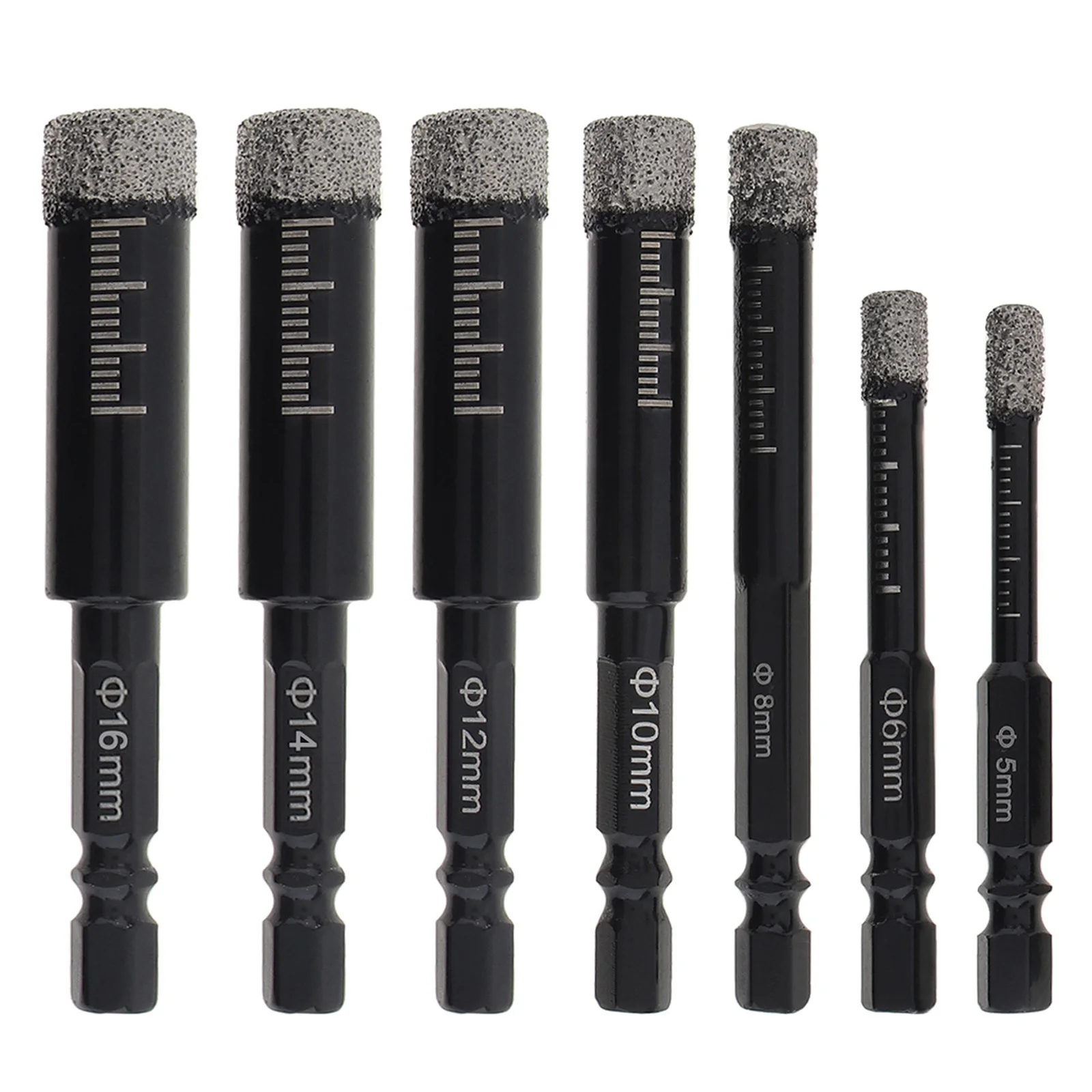 Сверло алмазное шестигранное для сухого сверления гранита плитки камня твердых