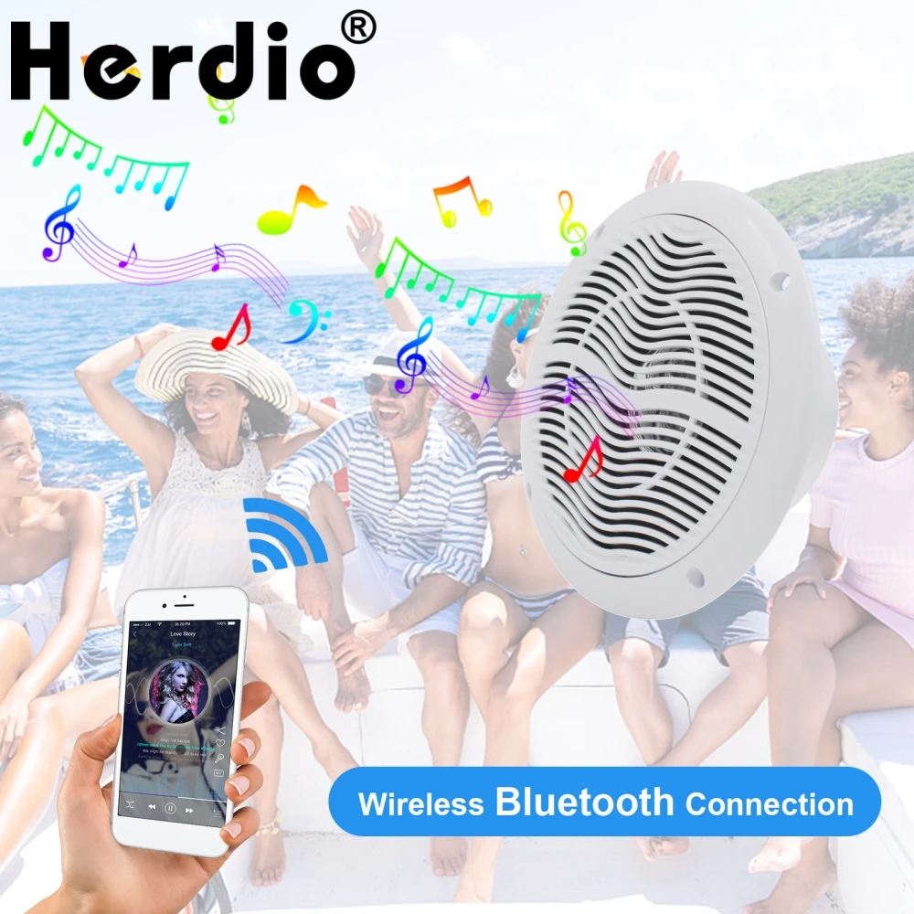

Водонепроницаемый потолочный Bluetooth-динамик, 6,5 дюйма, 120 Вт