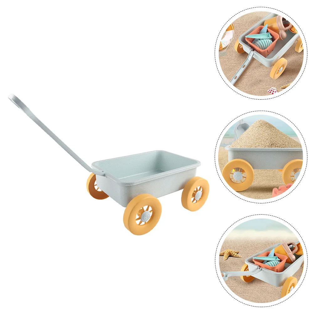 

Toys Toy Sand Beach Trolley Kids Construction Car Set Summer Pull Truck Children Playing Along Building Toddler Tractor Outdoor