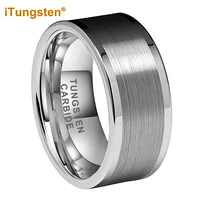 itungsten 6mm 8mm 10mm tungsten carbide ring for men women couple engagement wedding band flat matte polished finish comfort fit