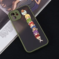 kuroko no basket transparent phone case for iphone 11 pro max case 13pro 12 mini xr x xs max 6 7 8 plus cover shell phone cases