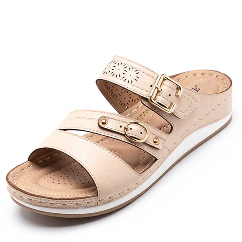 

2022 New Style Customized Fashion Classic Arabic Slip on Summer Beach Walking Outdoor Ladies Sandals