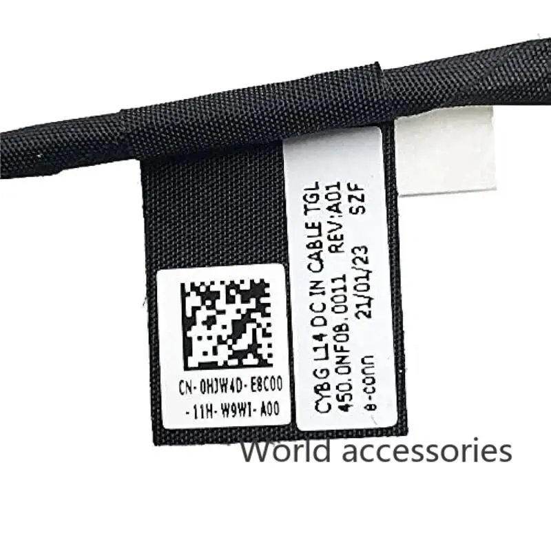 WYORESY 0HJW4D разъем постоянного тока питания кабель зарядного порта для Dell Latitude 15 (3520)