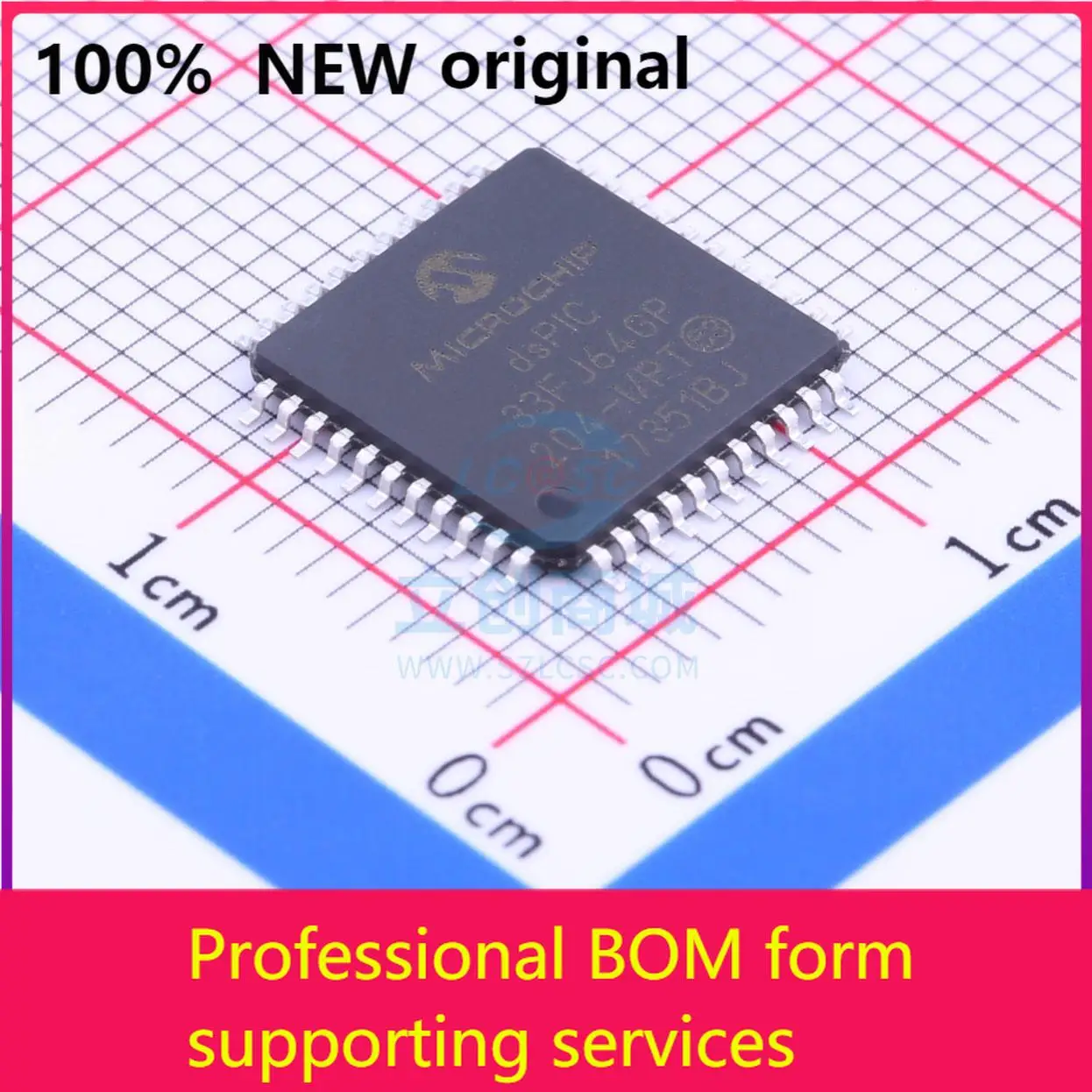 

DSPIC33FJ64GP204-I/PT DSPIC33FJ64GP204-INew Оригинальный оригинальный чип IC 100% оригинал