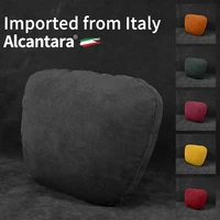 alcnatara suede car headrest neck support seat maybach design s class soft universal adjustable car pillow neck rest cushion