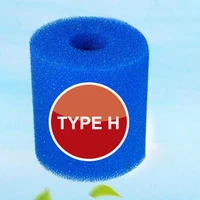 washable filter cartridge sponge replacement reusable swimming pool foam filter for intex type h a