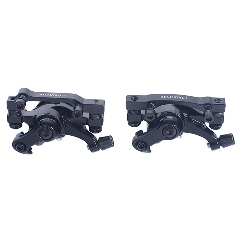 

1Set Mountain Bike Disc Brake Wire-Drawn Mechanical Disc Brake Black Universal Brake Of Aluminum Alloy Mountain Bike
