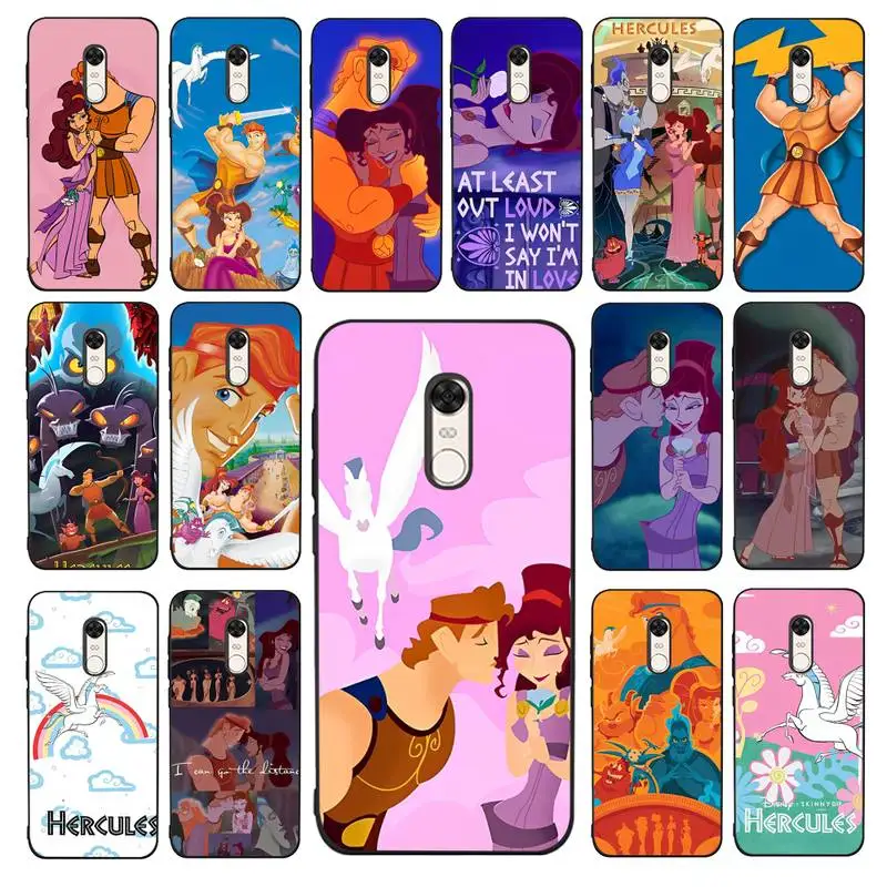 

Disney Hercules Phone Case for Redmi 5 6 7 8 9 A 5plus K20 4X 6 cover