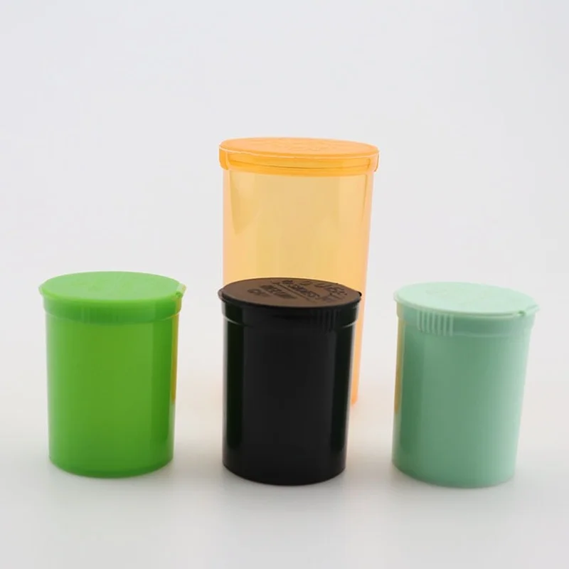 

50pcs 60ml Moistureproof Tobacco Storage Box with Child-proof Lock Doob Tube Sealed Tank Cigarette Storages Box Smkoing Tool