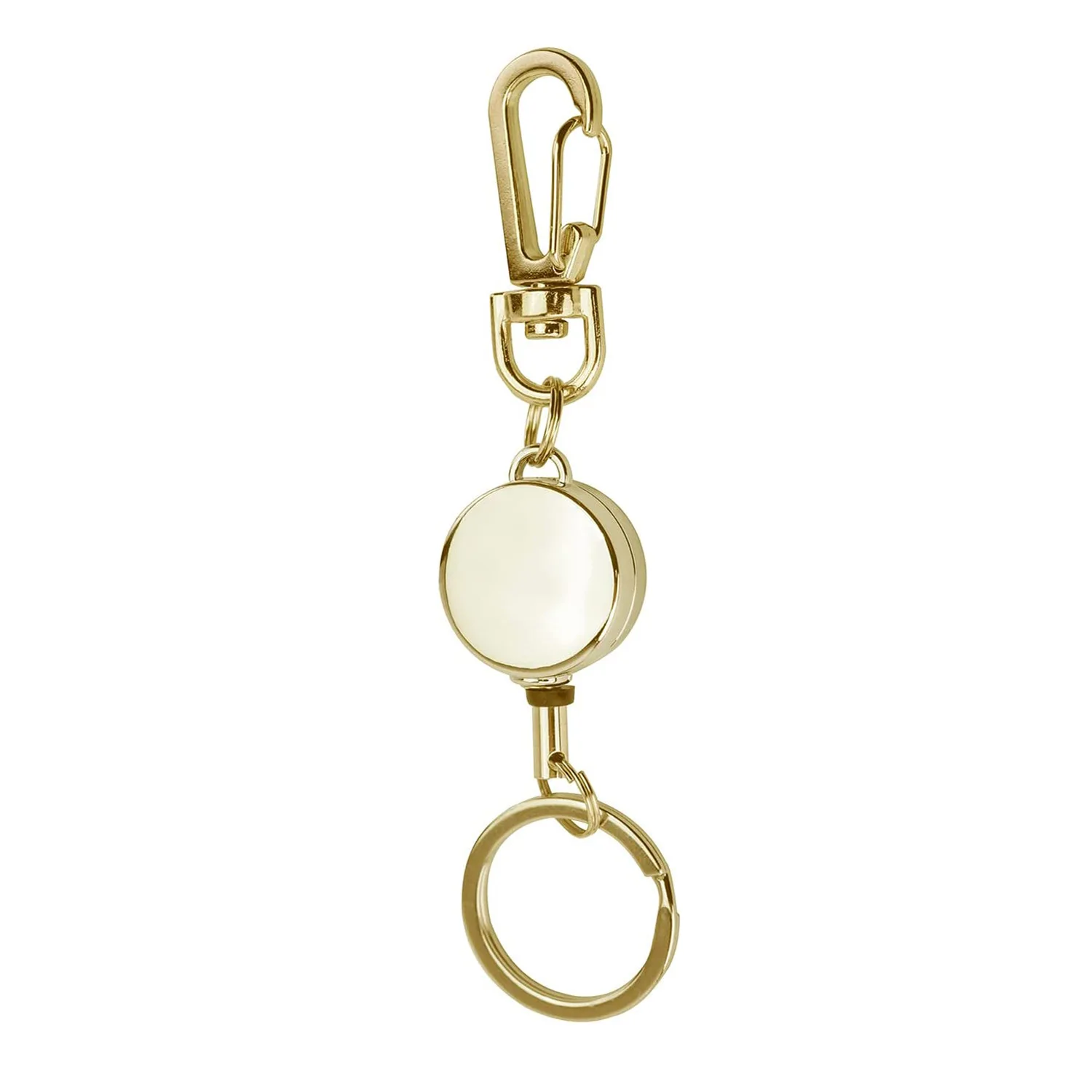 

1 шт., телескопический металлический брелок для ключей, 21 мм