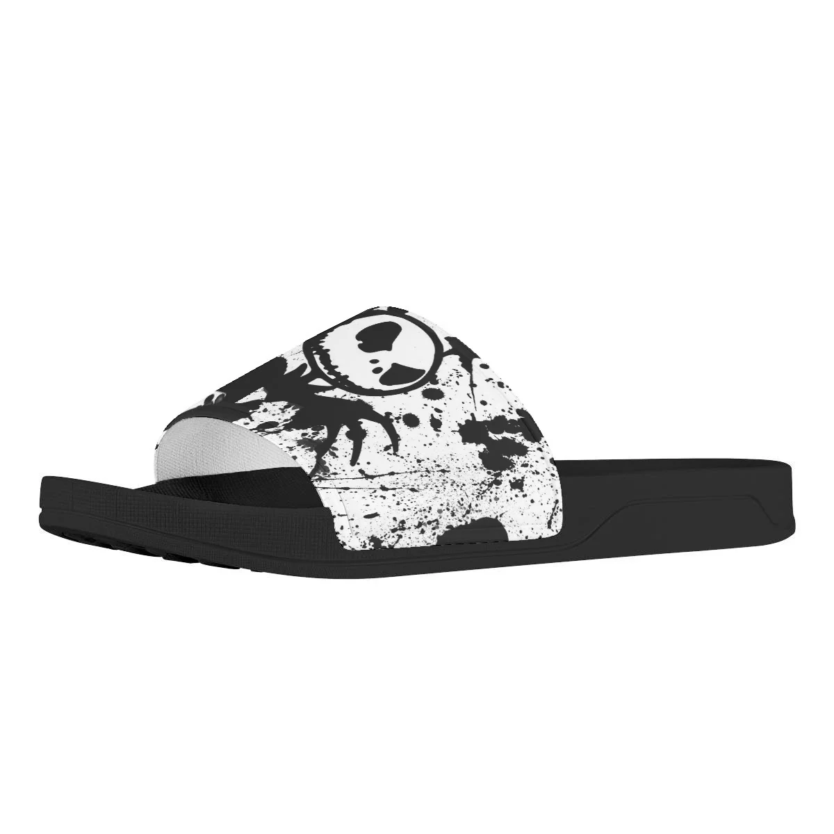 Funny Little Ghost Slippers Summer Holiday Classic Round Toe Flat Shoe For Unisex Design Casual Open Toe Flip-flop Holiday Gift