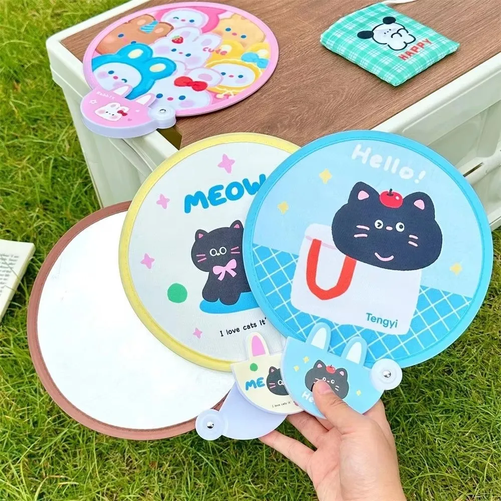 Портативный Складной Вентилятор С Мультяшным Дизайном Для Фотографии На