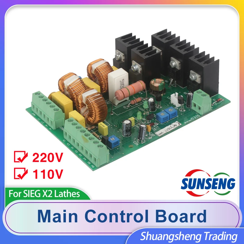 

Main Control Board XMT2335 110V&220V Electric Circuit Board SIEG X2-150 circuit wafer