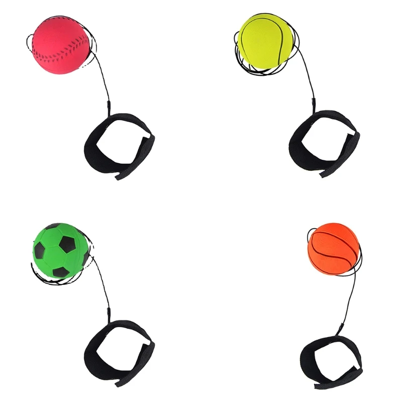 

Handhold Ball Hand Spinner Soft Antistress Toy Strength Training Novelty Fidget w/ Elastic String Heavy Bearing 4Colors