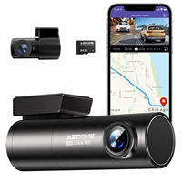 azdome m300s dash cam voice control car dvr with gps wifi dashcams car camera hd 2160p night vision g sensor 24h parking monitor