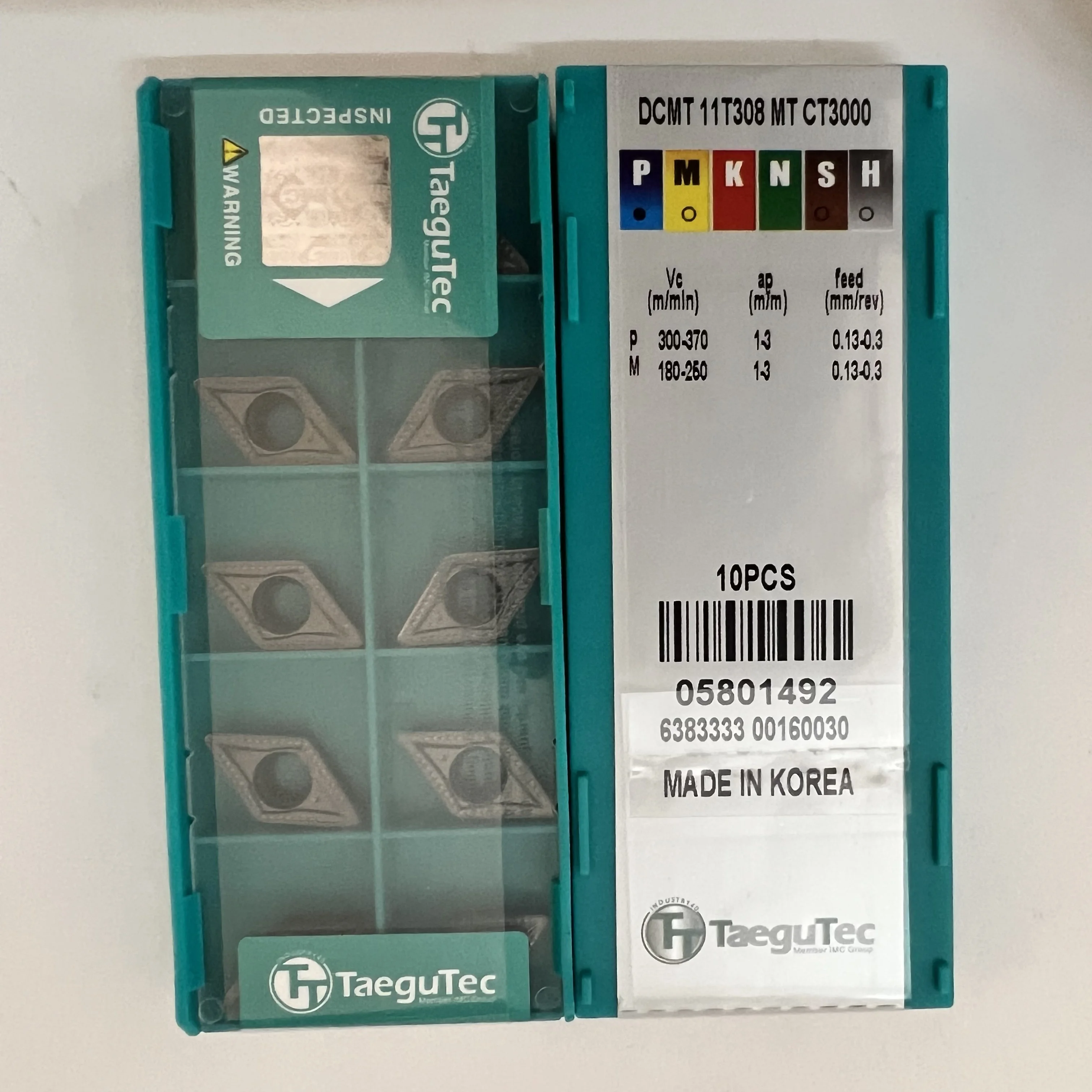DCMT11T304MT CT3000/DCMT11T308MT CT3000 ЧПУ
