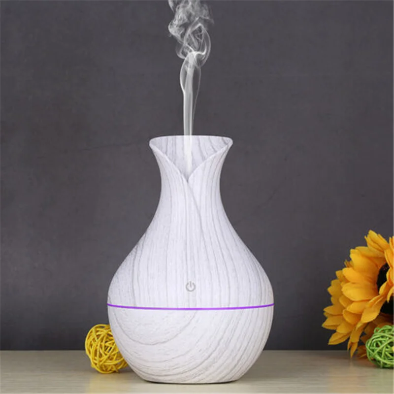

New Fashion Essential Oil Aroma Diffuser Aromatherapy LED Ultrasonic Humidifier Air Purifier 130ml