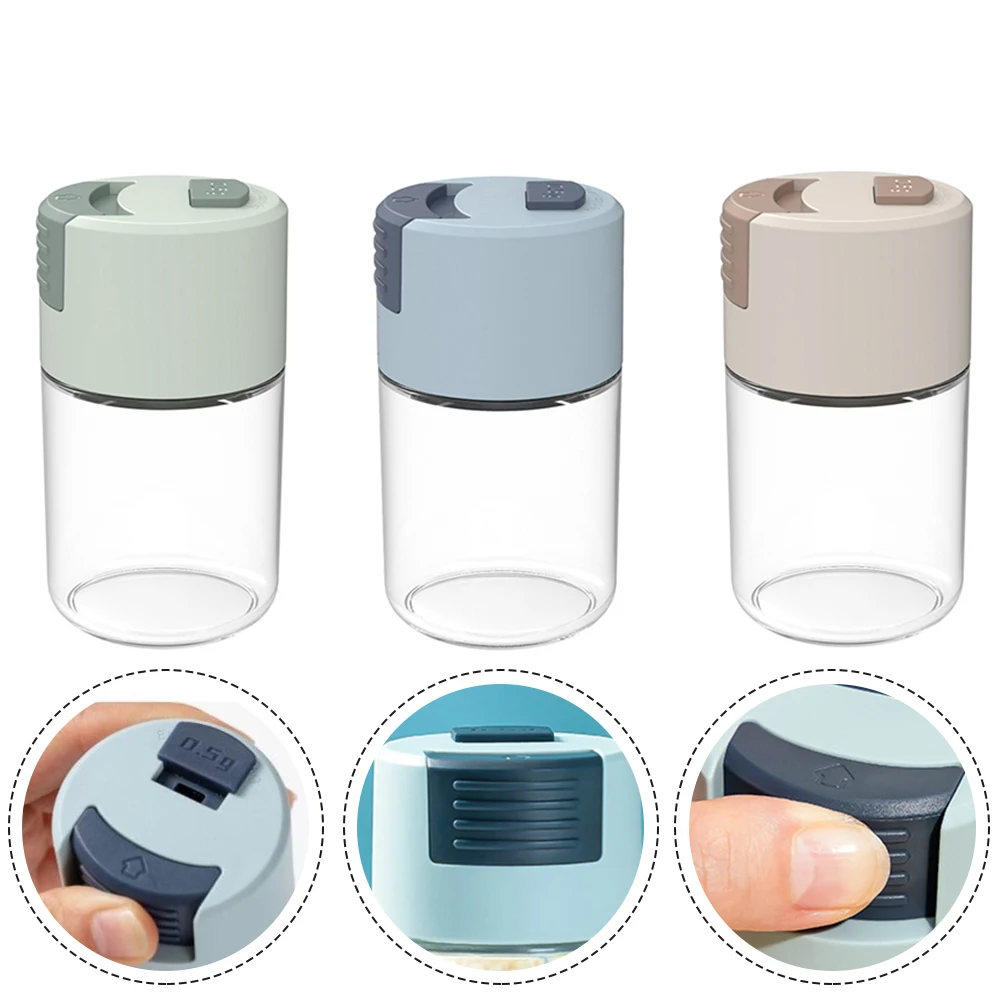 

1PC 100ml Glass Seasoning Spice Shaker Bottle Jar BBQ Salt Pepper Condiment Box Home Garden Kitchen Dining Storage Organization