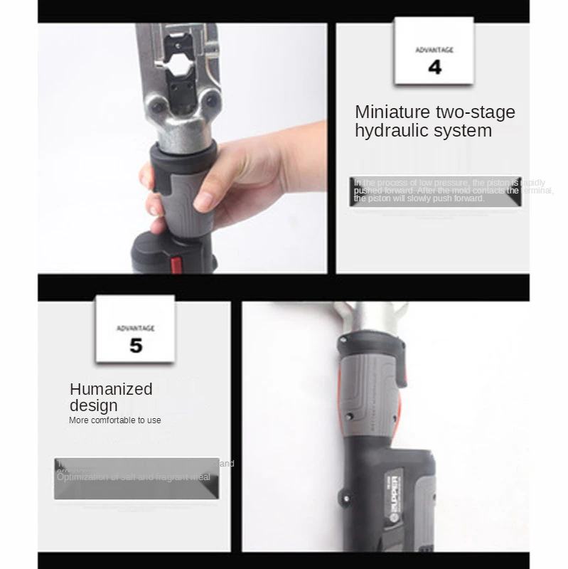 Новый портативный ручной гидравлический пресс для кабеля обжимной инструмент