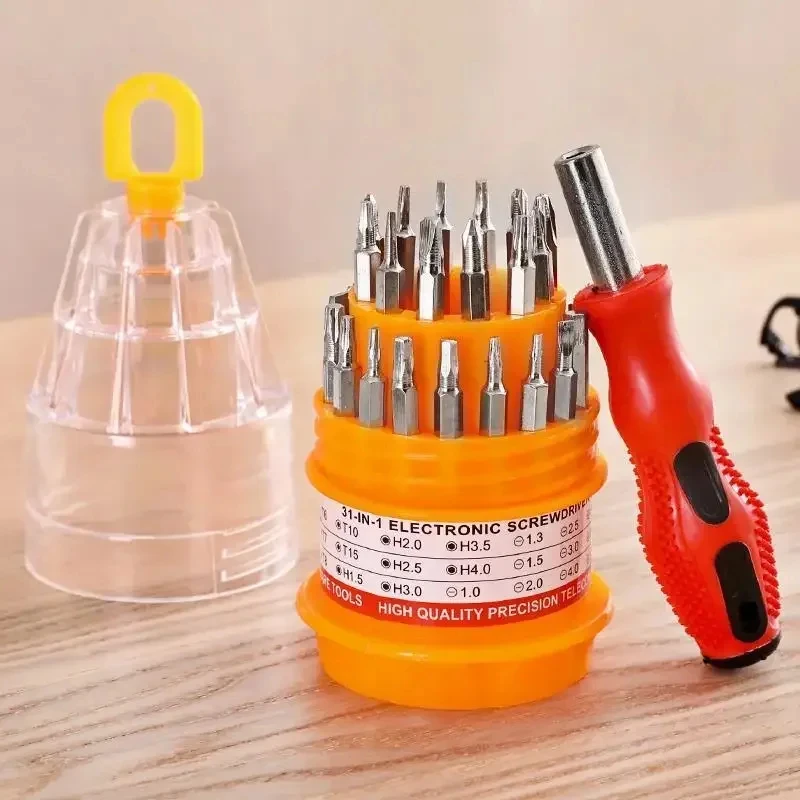 

31-in-1 Multifunctional Magnetic Pagoda Screwdriver Set for Phone Watch Laptop Precise Manual Repair Tools Kit Torx Phillips Hex