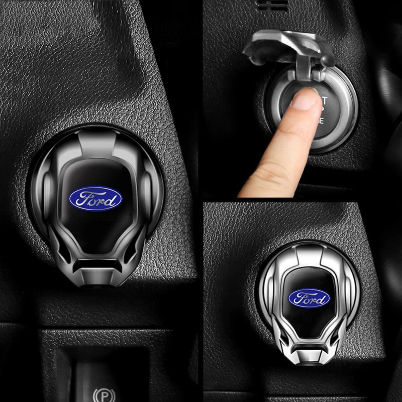 Наклейка для кнопки запуска и остановки двигателя Ford Ecosport Edge Kuga Ranger Mondeo Transit Fiesta