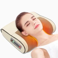 infrared heating electric massage pillow neck shoulder back head body musle multi relaxation massager shiatsu relief pain device