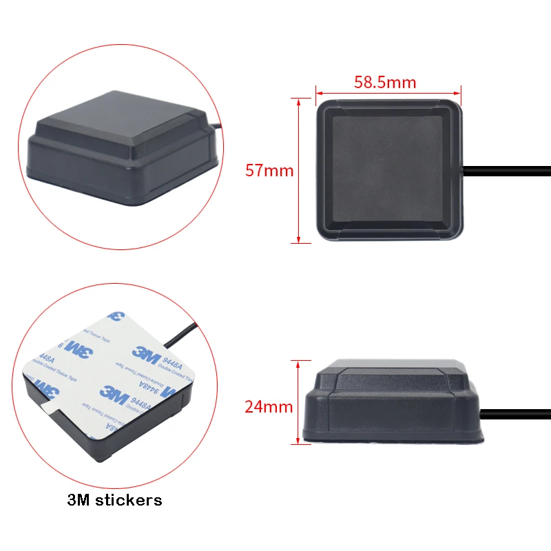 RTK RTD High-Precision GPS L1 L2 L5 Antenna GPS BD2 GLONASS three star seven-frequency GNSS Measuring vehicle antenna