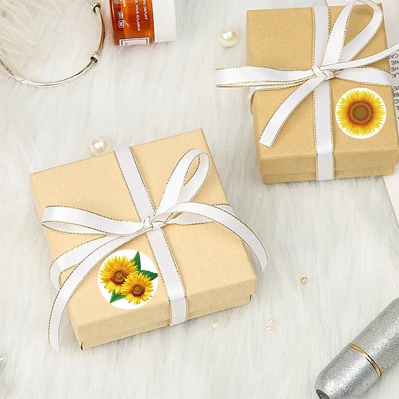 500 pcsroll kawaii sunflower graffiti stickers album luggage laptop phone stickers decoration stationeryoffice doodle stickers free global shipping