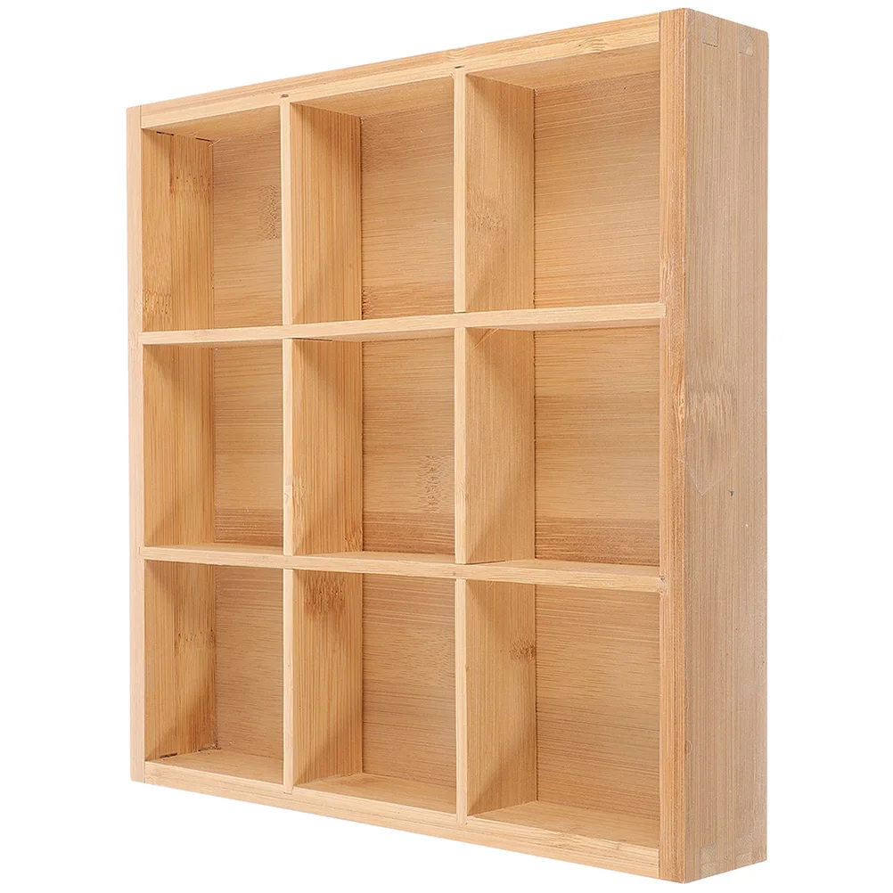 

Compartment Bamboo Platter Storage Containers Serving Plate Bread Display Household
