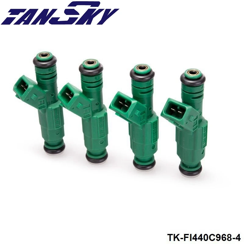 

4PCS/LOT High flow 440CC 0280155968 Fuel Injector For Audi A4 S4 TT 1.8L 1.8T TK-FI440C968-4