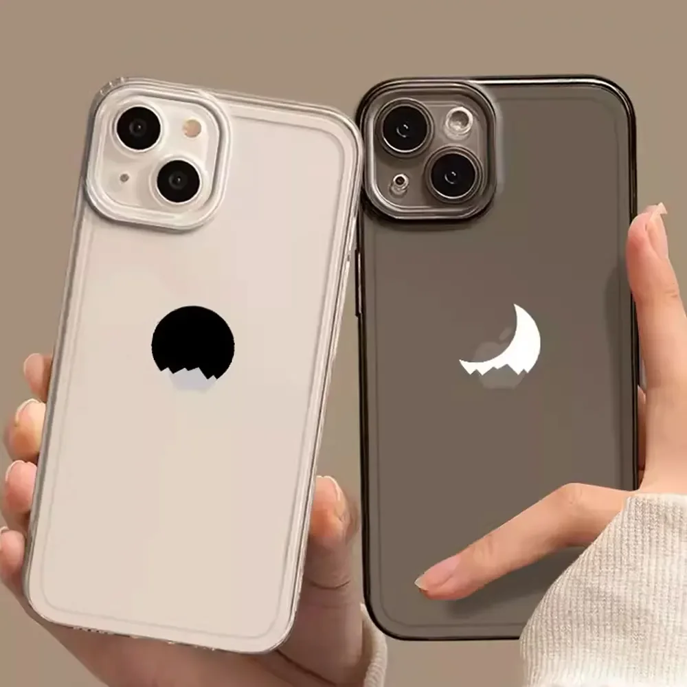 Чехол для телефона Moon Stars Sun Mountain iPhone 16 11 12 13 14 15 Pro Max Mini XSM 7 8 Plus силиконовый чехол