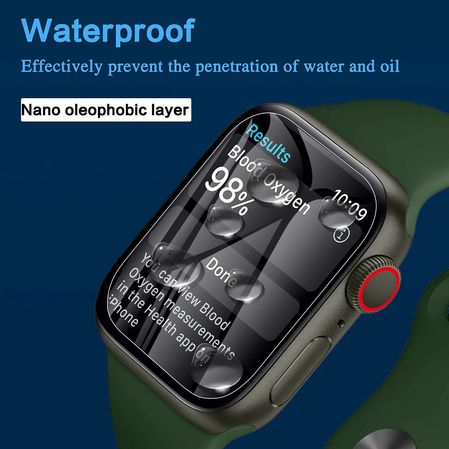 Защитная пленка HD для Apple Watch протектор экрана iWatch серии 3 4 5 SE 6 7 45 мм 41 44 40 42 38 (не