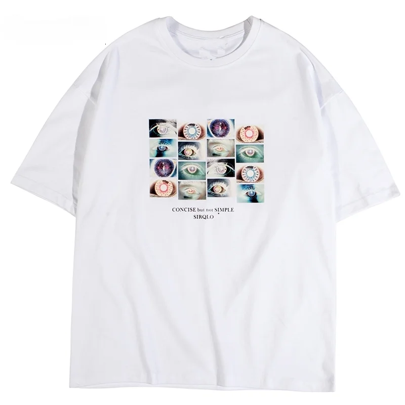 Футболка мужская с коротким рукавом уличная одежда в стиле хип-хоп хлопковая