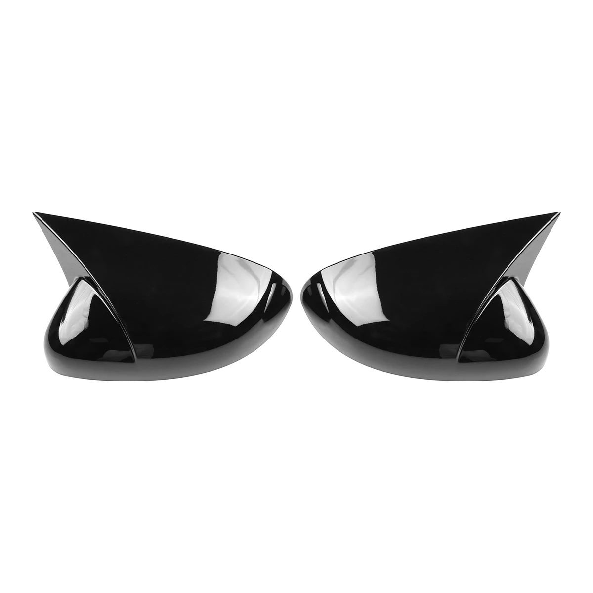 

Side Door Rearview Mirror Cover Cap for Honda City / Hatchback GN2 GN3 2020-2022 Rear View Mirror Cover Bright Black