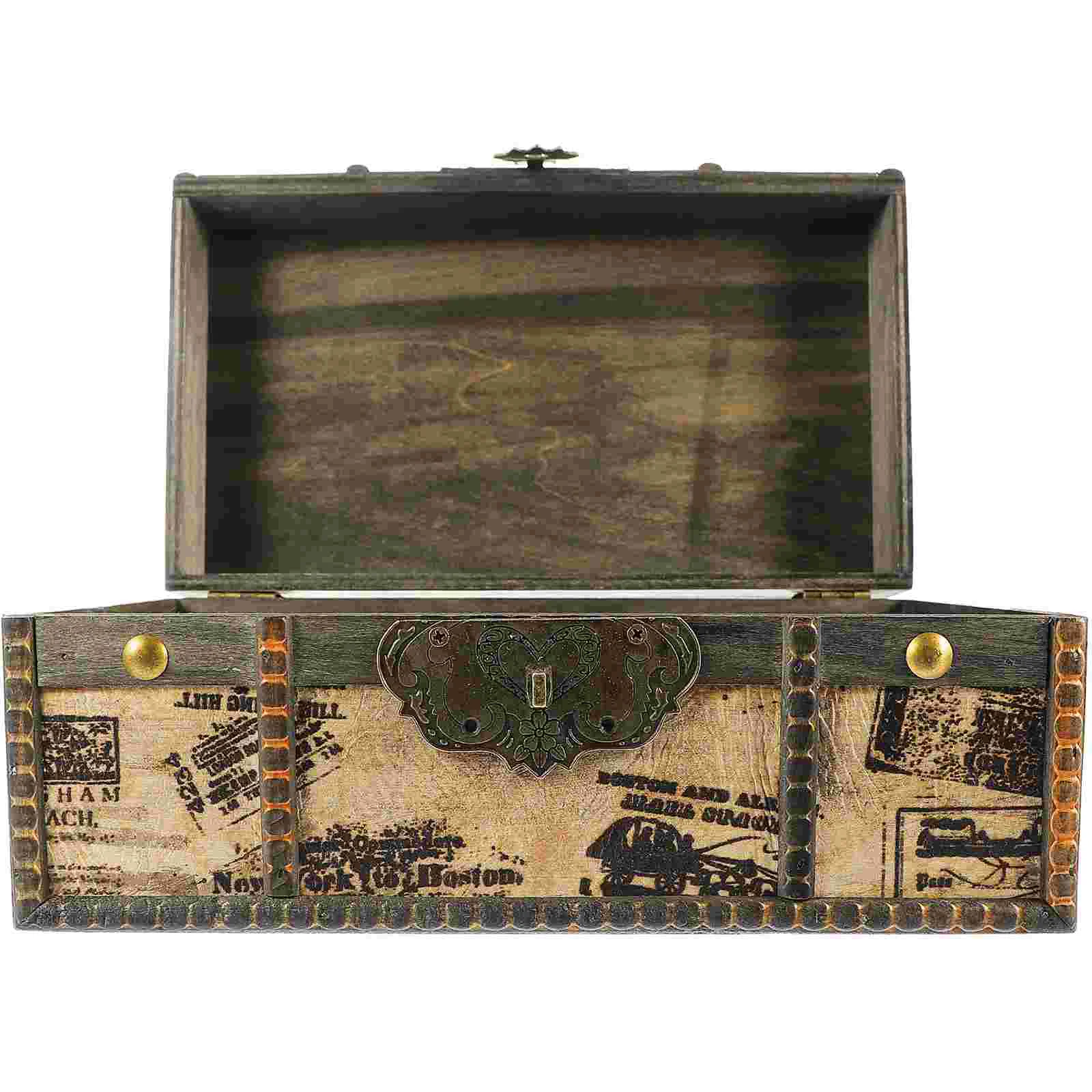 

Jewelry Storage Case Style Organizer Small Treasure Vintage Decor Retro Sundries Desktop Container