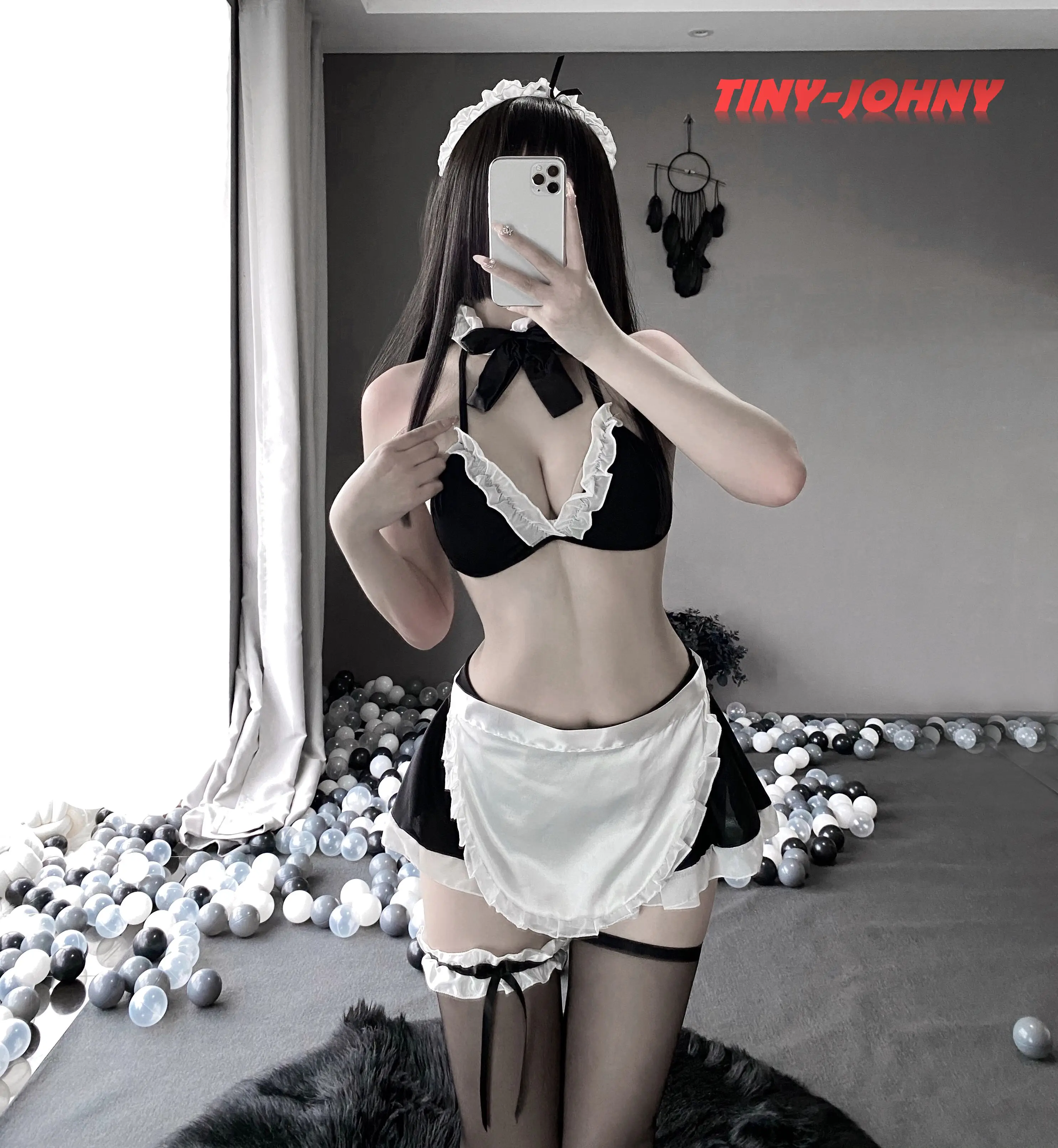 

Sexy Japanese Cosplay Bikini Set French Maid Costumes Hot Lingerie Apron Classical Roleplay Servant Underwear For Women 2021 New