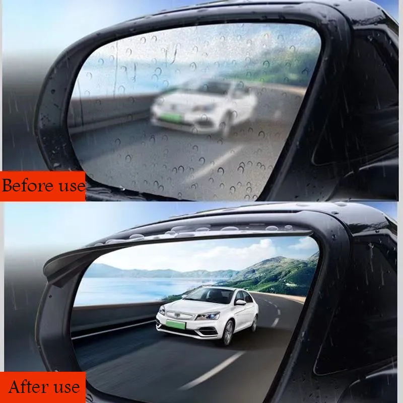 Автомобильное зеркало заднего вида с дождевыми бровами подходит для Suzuki Raider 150