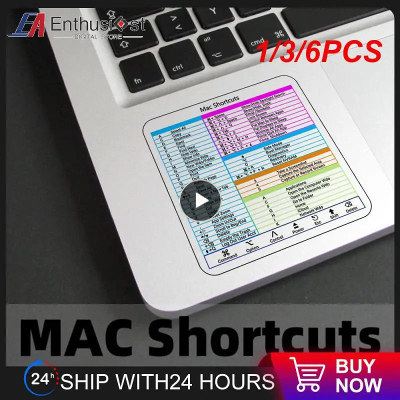 

1/3/6 шт., наклейки для клавиатуры