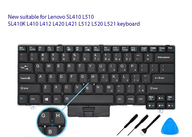 

Новая подходящая для Lenovo SL410 L510 SL410K L410 L412 L420 L421 L512 L520 L521 клавиатура маленькая новая 14-2019