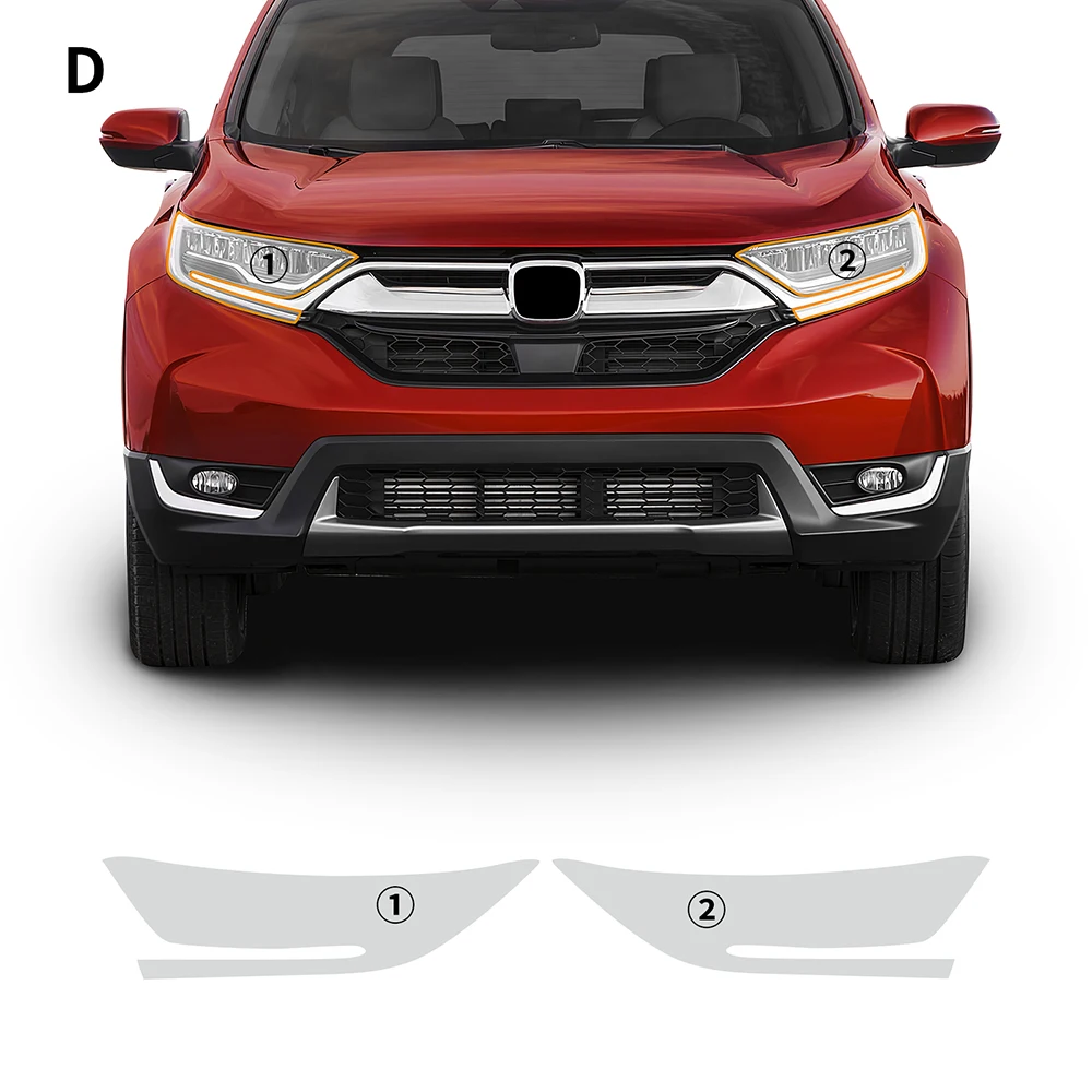 

2017 мил предварительно отрезанная Автомобильная PPF для Honda CRV CR-V 2019-защитная пленка для краски прозрачная пленка для защиты передней фары заднего вида