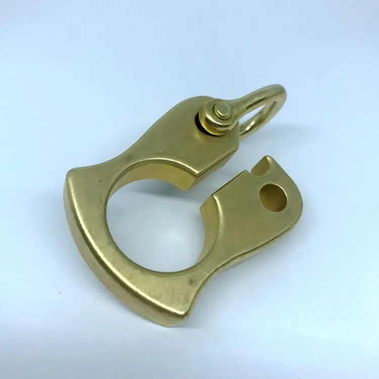 Stone Washing Version Multifunctional Brass Brass Knuckle Pure Copper Bottle Opener Vachette Clasp Brass Knuckle enlarge