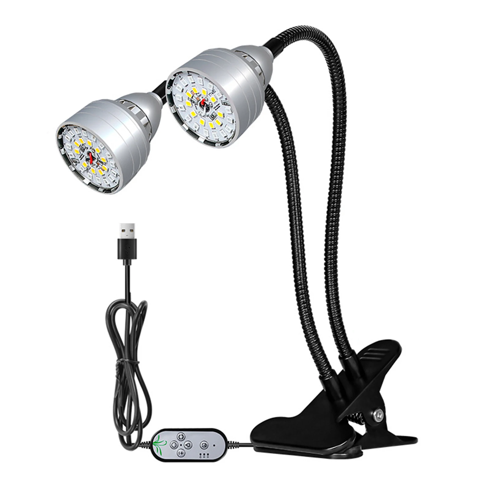 

Светодиодсветильник фитолампа полного спектра для выращивания растений, красная Синяя светодиодная s-лампа для растений, саженцев, с тайме...