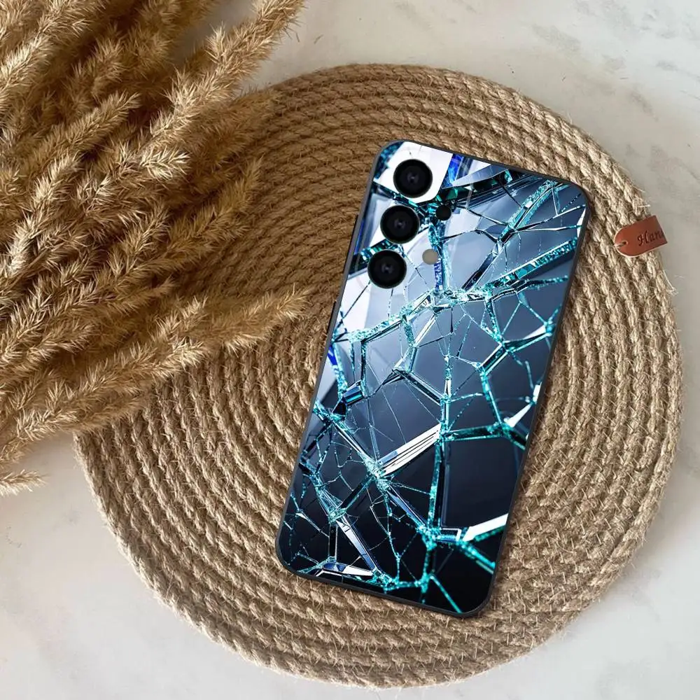 Фото Креативный чехол с изображением разбитого стекла для Samsung Galaxy S26 S21 S25 FE S24 S23 Ultra S20 S9 S22 Plus S10, TPU-накладка №5