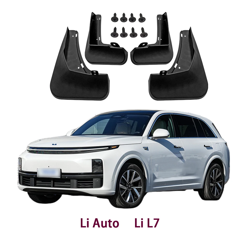 

MudFlaps For Li Auto L7 Leading Ideal 2023 Mudguards Mud Flaps Splash Guards Front Rear Wheels Fender Car Accessories 4Pcs