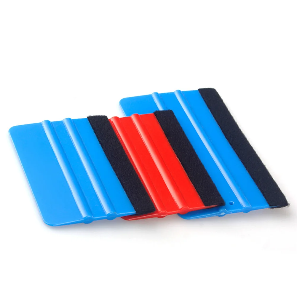 

Felt Squeegee for Automotive Fillers- 5pcs Professional Scratch Free Squeegee Film Applying Tool, Safe Car Film Scraper Car