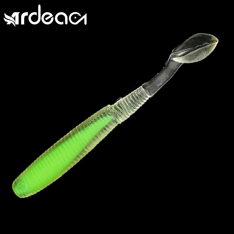 

ARDEA Impact Ring Shad Soft Fishing Lure 73mm/10pcs Streamer Silicone Worm Wobbler Bait Artificial Bass Swimbait T Tail Tackle